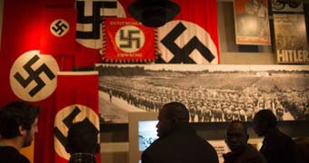 Visitors at Jerusalem's Yad Vashem Holocaust museum