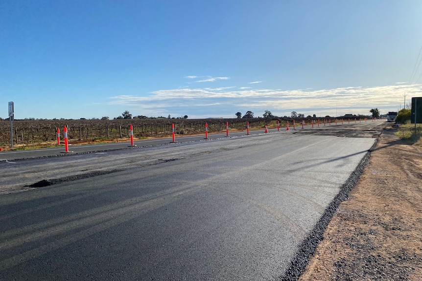 Barmera lane blocked off