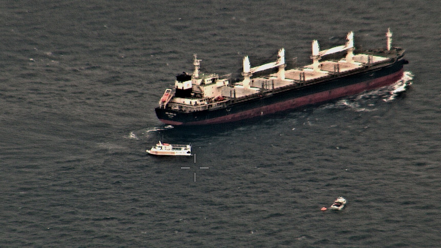 MV Port Princess crew being rescued
