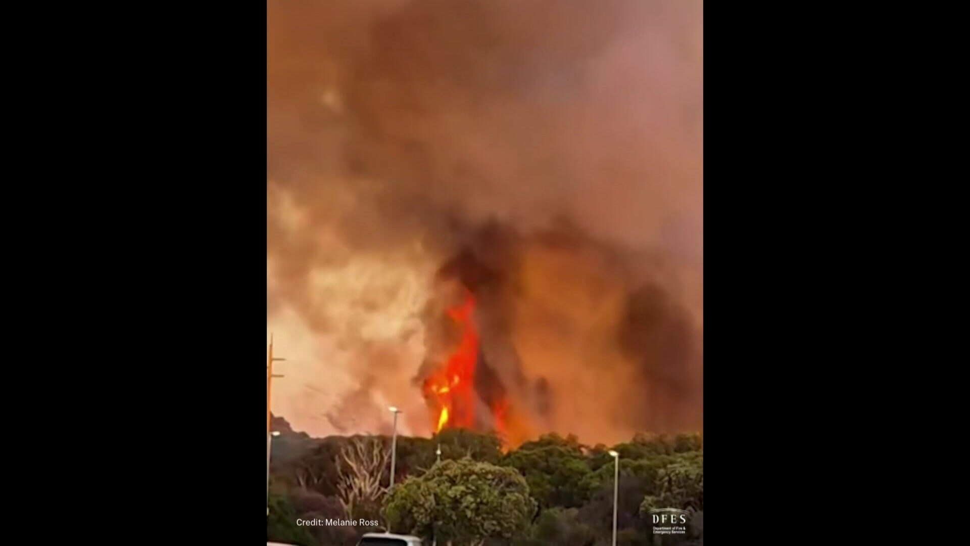 A bushfire is burning close to homes in the City of Rockingham - ABC News