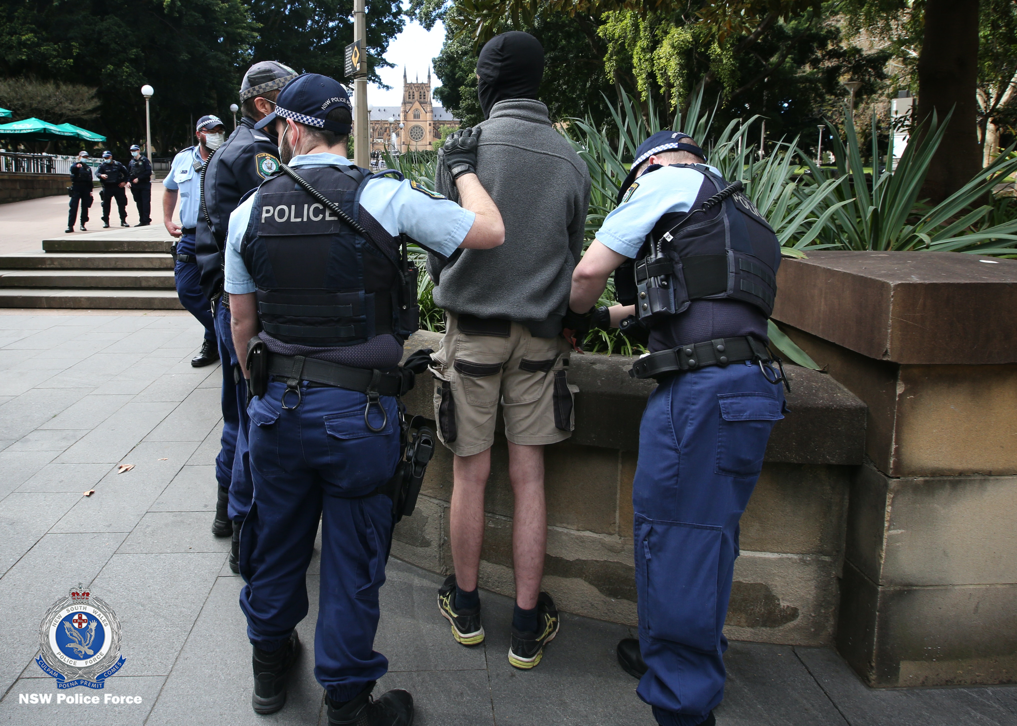 NSW Police Arrest Man Linked To Sydney Anti-lockdown Protest As Rally ...