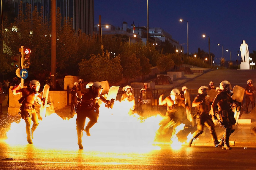 Clashes in Athens