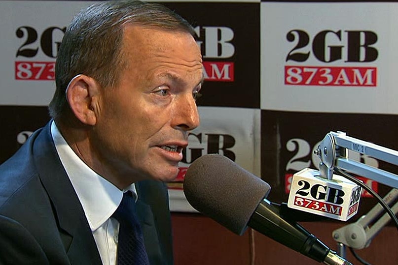Tony Abbott speaks with Ray Hadley