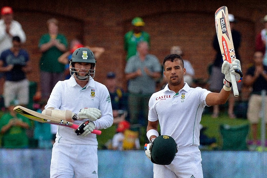 Duminy celebrates ton in second Test