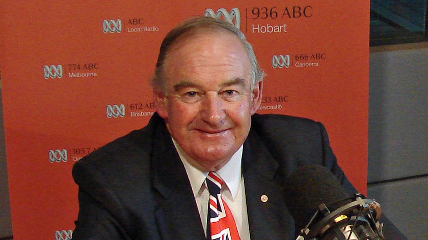 Tasmanian Liberal MP Michael Hodgman on the day of his retirement