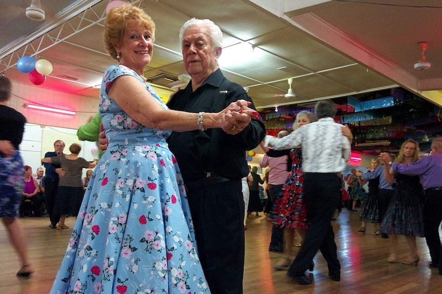 Fred and Del Warner from Rosewood, west of Brisbane, at the country dance revival at Marburg
