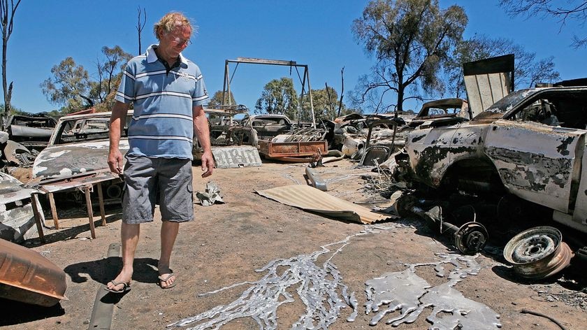 Hot enough to melt metal... more than 700 homes have been destroyed.