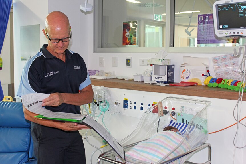 Gregory Coulson in Mackay Base Hospital