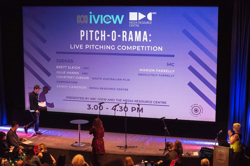 Pitch-o-rama at the 2019 Screen Makers Conference