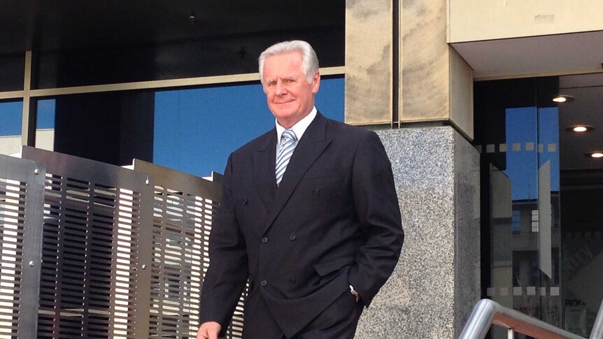 Former Tasmanian Police Commissioner, Richard McCreadie at the Lucille Butterworth inquest.