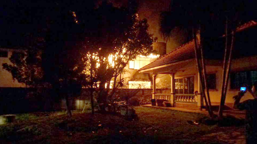 Late at night, a fire ripped through a school dormitory in northern Thailand.
