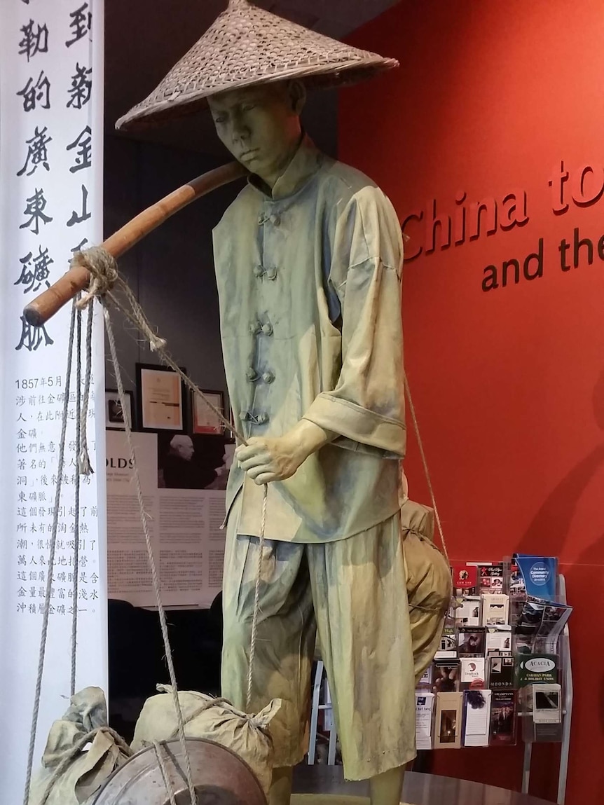 Chinese Miner statue