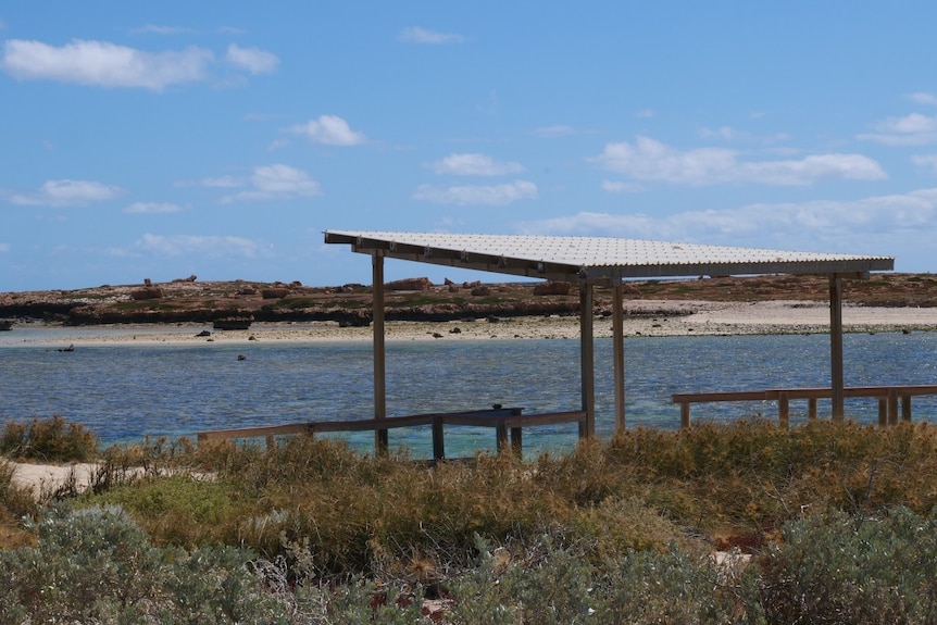 A beach.