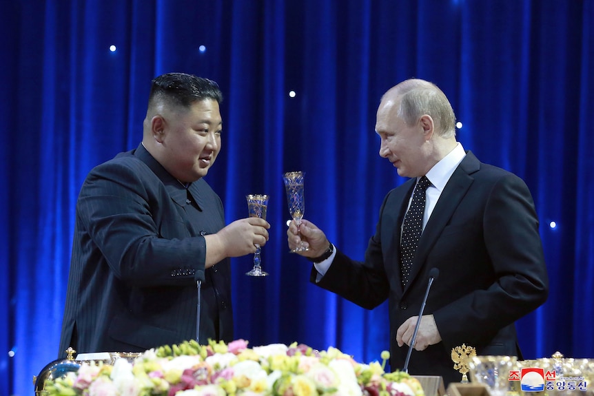 Putin and Kim Jong Un