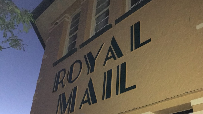 Outside of building with words Royal Mail on side