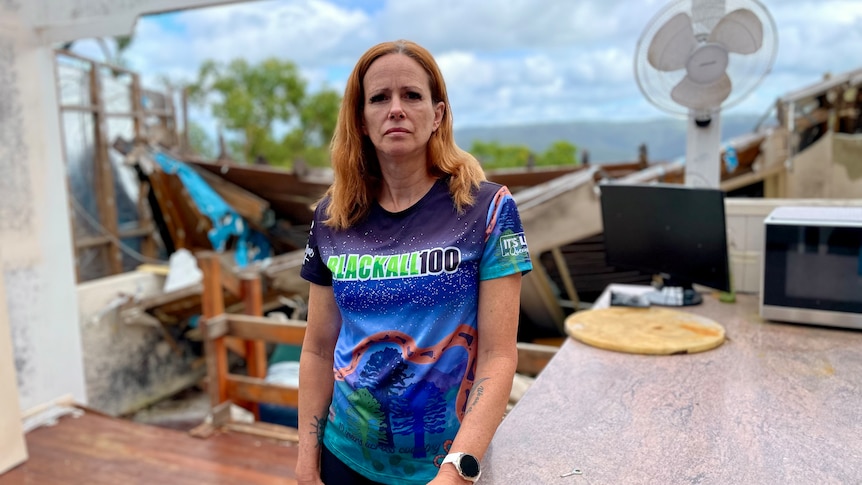 Tammie's Gold Coast hinterland home was destroyed at Christmas. She's still waiting to get it fixed