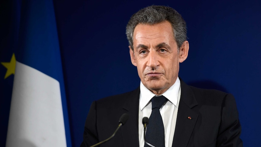 Former French president Nicolas Sarkozy.