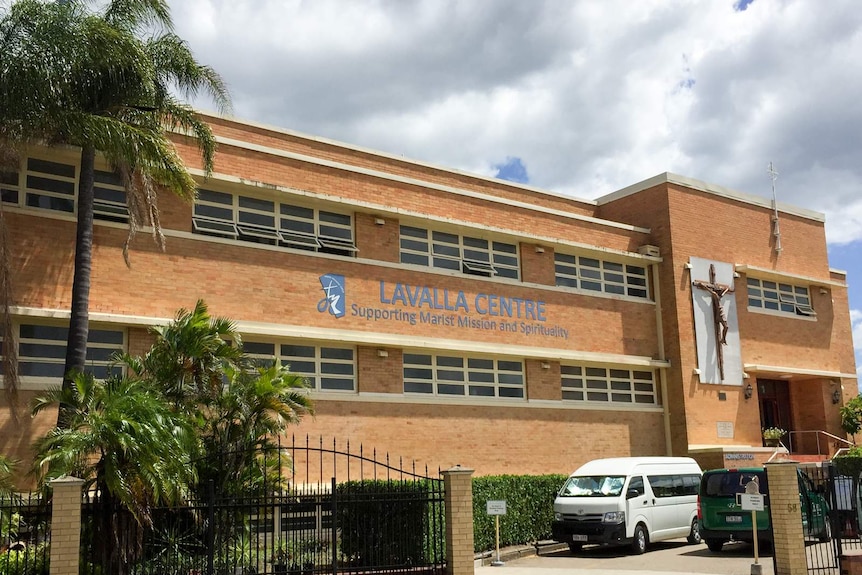 A brick building that was once the main building of the senior school of Marist Brothers College, Rosalie.