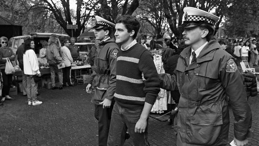 Rodney Croome arrested in 1988