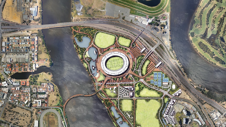 Perth Stadium master plan