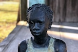 Statue at Whitney Plantation in US.