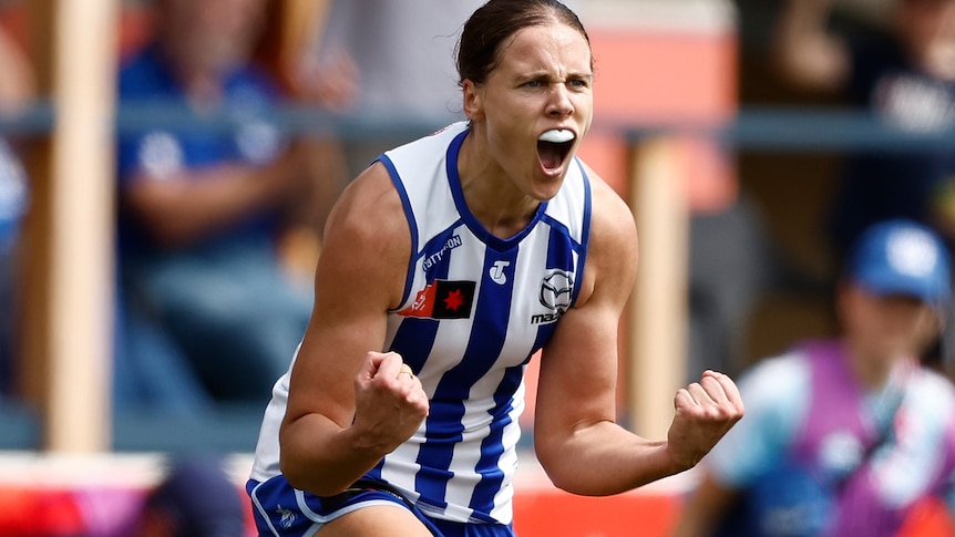 North Melbourne's Jasmine Garner brushes off best and fairest snub with AFLW  premiership in her sights - ABC News