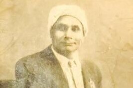 Portrait of Gulam Badoola, a cameleer from India who arrived in Australia in the late 1890s