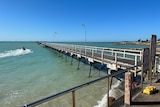 A jetty in the regional town of Beachport in South Australia's south-east. 