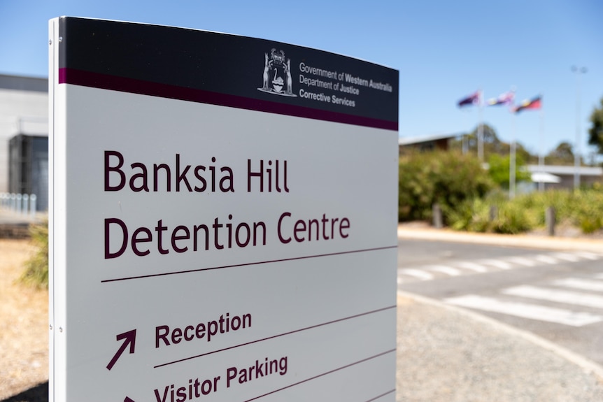 Banksia Hill Detention Centre sign