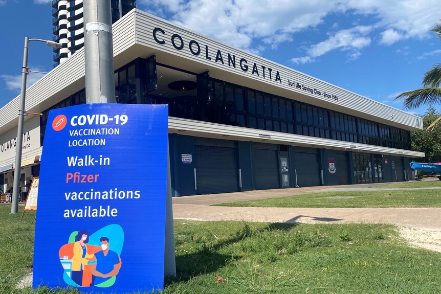 Coolangatta Surf Life Saving Club vaccination hub
