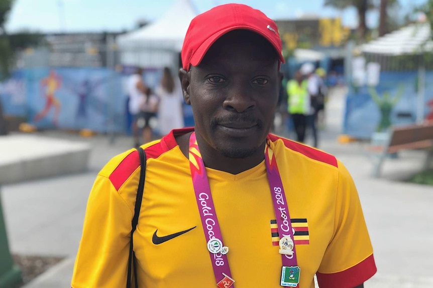 Ugandan swim coach Peter Mugisha