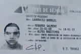 A photo of Mohamed Bouhlel's ID.