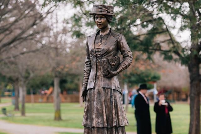 The statue dubbed 'Rosemary' was stolen from an Ascot Vale park in January 2016.