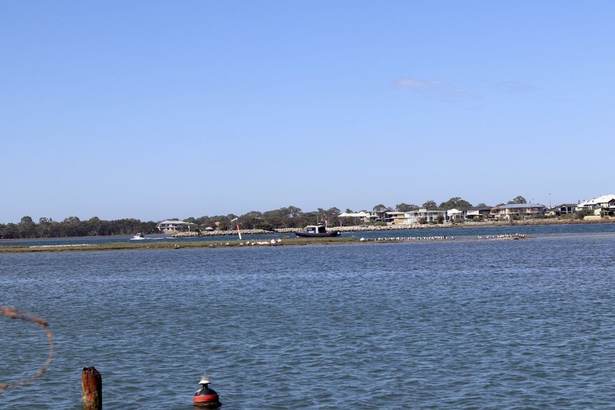 Photo of a water police vessel on the river in Mandurah 