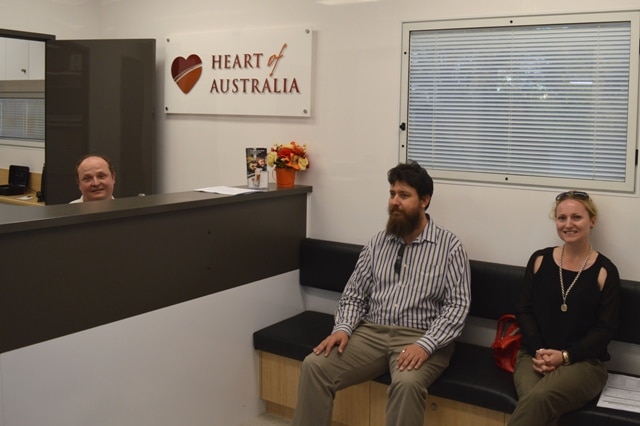 Heart of Australia waiting room