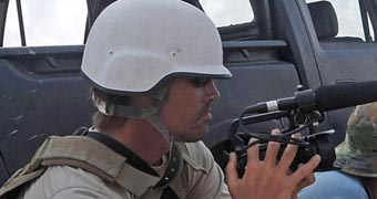 Journalist James Foley in Libya