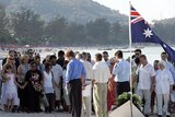 Australians have gathered at Patong beach to remember the Boxing Day tsunami