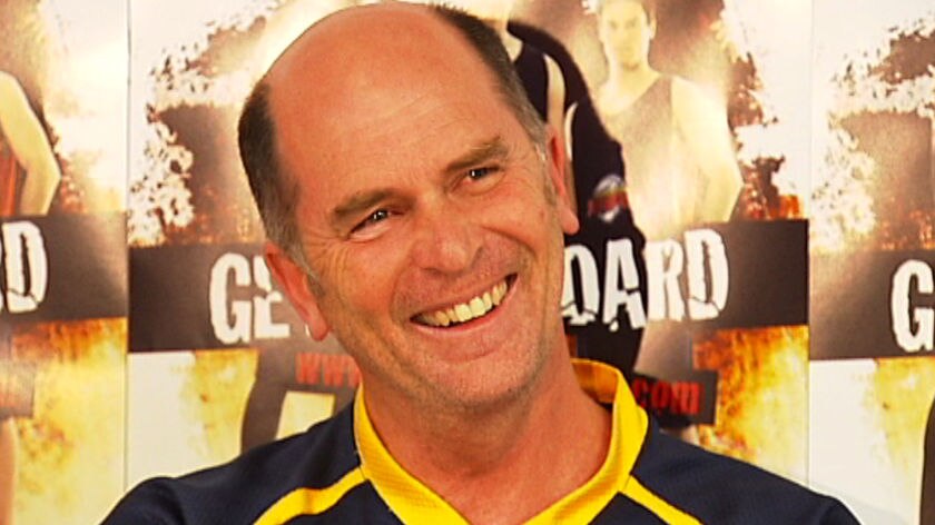 Adelaide 36ers basketball coach Phil Smyth at a news conference, September 2007