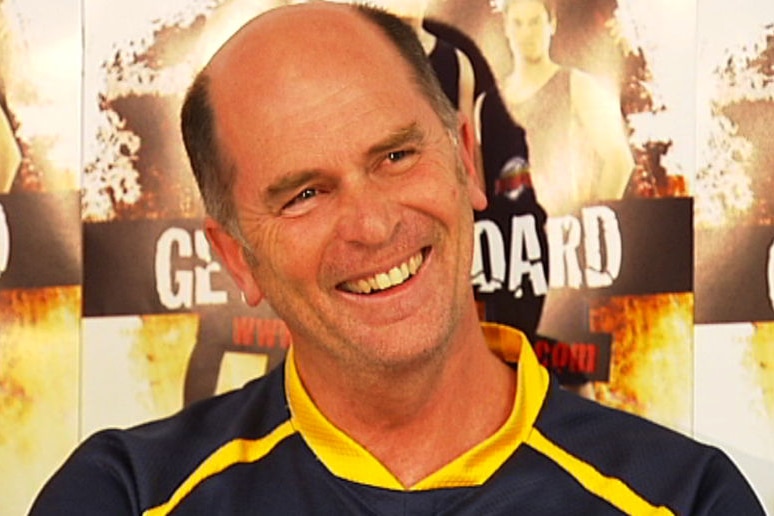 Adelaide 36ers basketball coach Phil Smyth at a news conference, September 2007