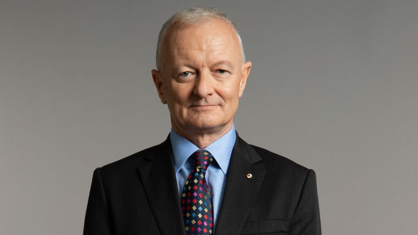 ABC election expert Antony Green, wearing a suit, looks at the camera.