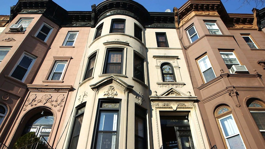 Brownstones in Brooklyn, New York