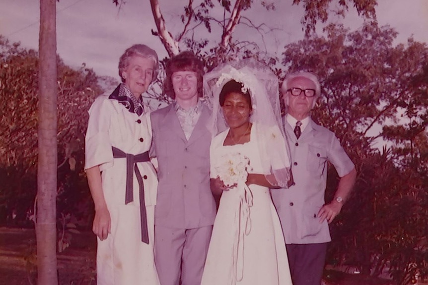 Sean Dorney and Pauline on their wedding day.