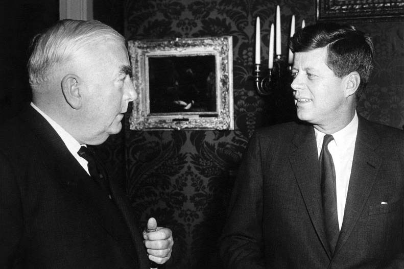 Robert Menzies and John F Kennedy