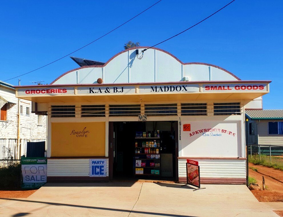 An old-fashioned shopfront.