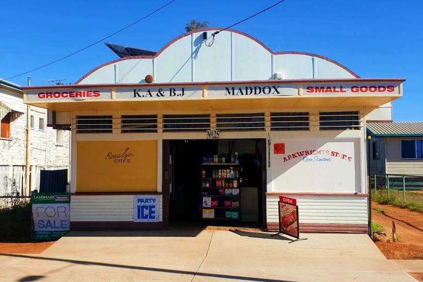 An old-fashioned shopfront.