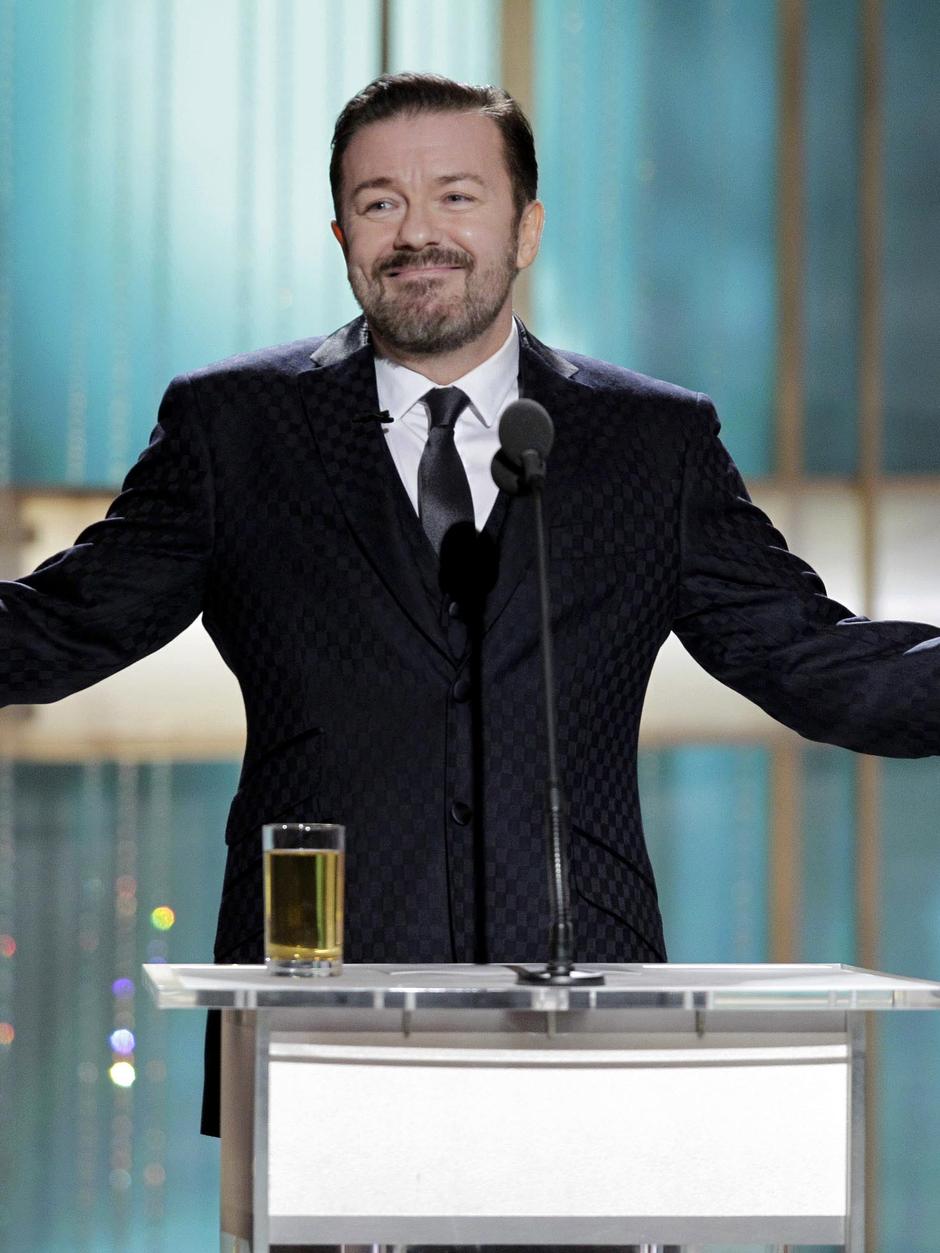 Gervais Says Goodbye To Golden Globes - ABC News