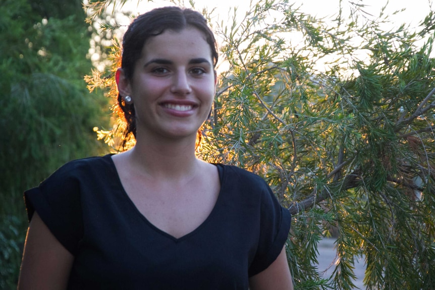 Ebony Thorne at the Longreach Pastoral College.