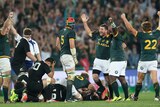 Losing feeling ... The All Blacks went down to the Springboks in their last Test