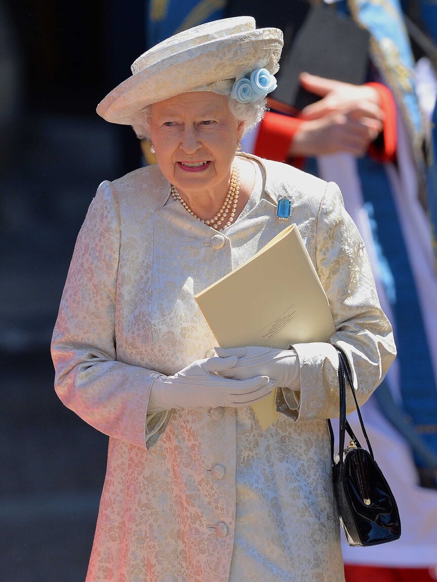 The Queen leaves service marking 60th anniversary of her coronation