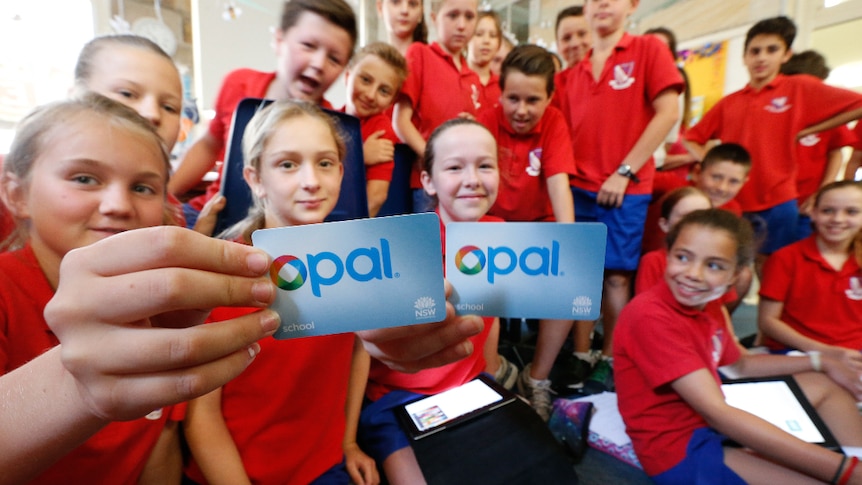 Students with Opal cards
